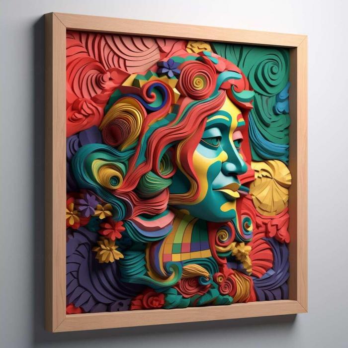 نموذج ثلاثي الأبعاد لآلة CNC 3D Art 